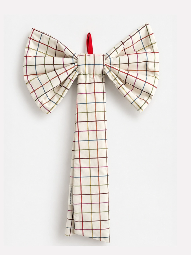Horse Rug Check Bow