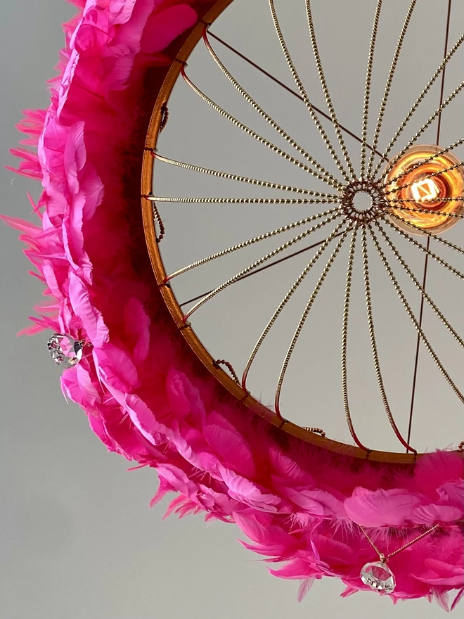 Barbie Pink Feather Light Shade