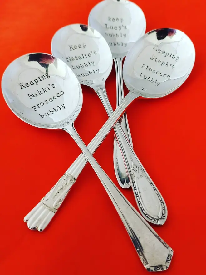 Personalised Champagne Spoon
