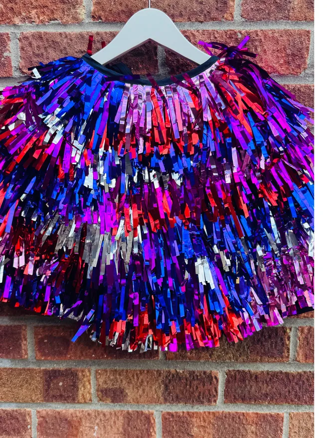 Tinsel cape festival cape festival jacket festival fashion bestival Glastonbury cape tinsel cape glitter cape Purple cape red cape pink cape lgbtq cape