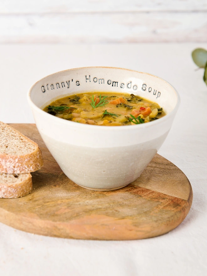 grannys personalised bowl