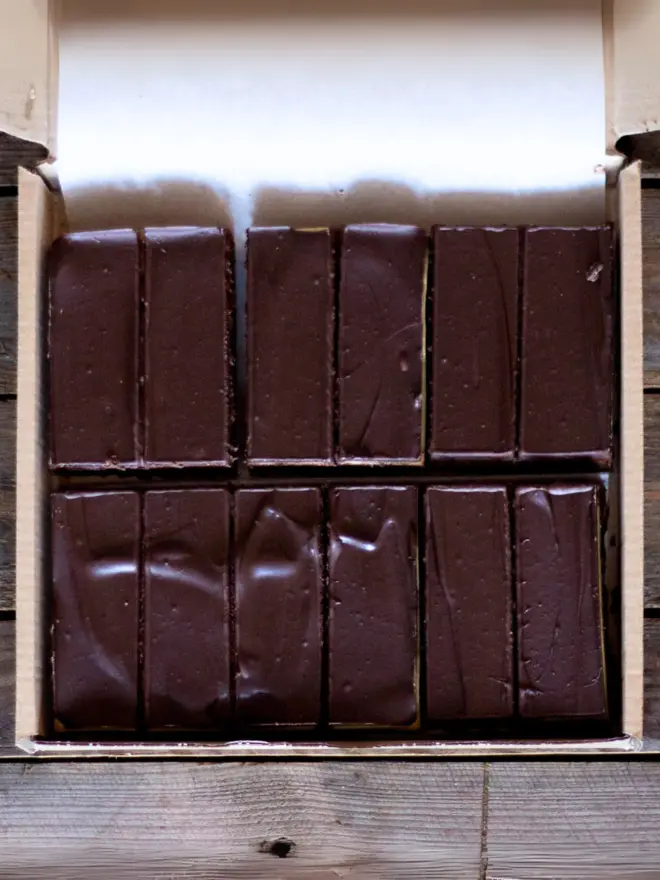A box of billionaires brownies