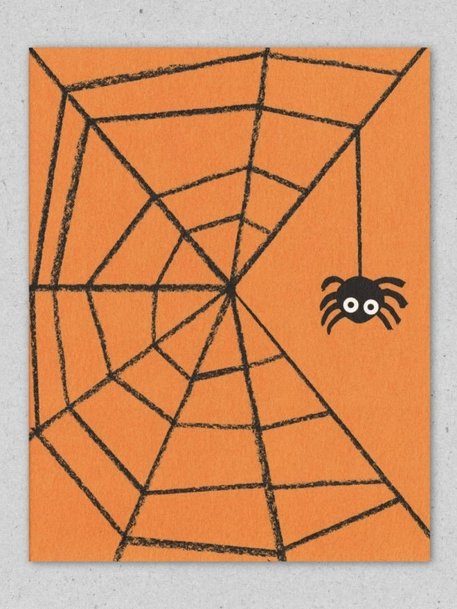 Spider Halloween Card