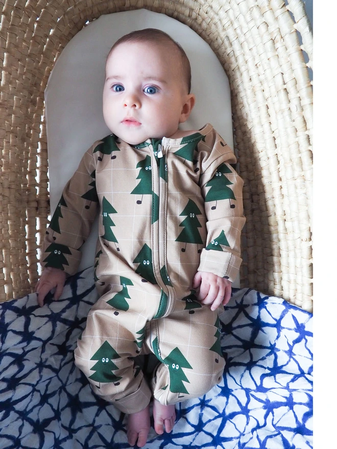 Christmas Dancing Tree Sleepsuit 