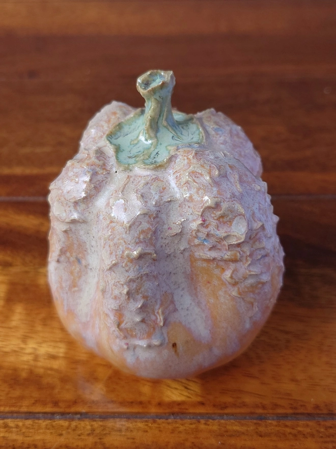 Pumpkin cane topper home decor