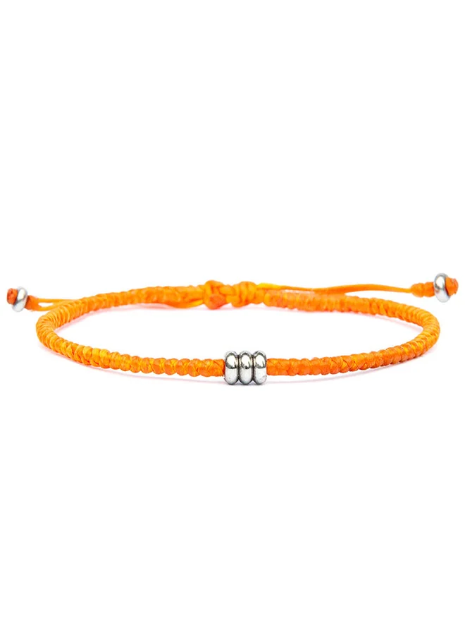 orange bracelet for men