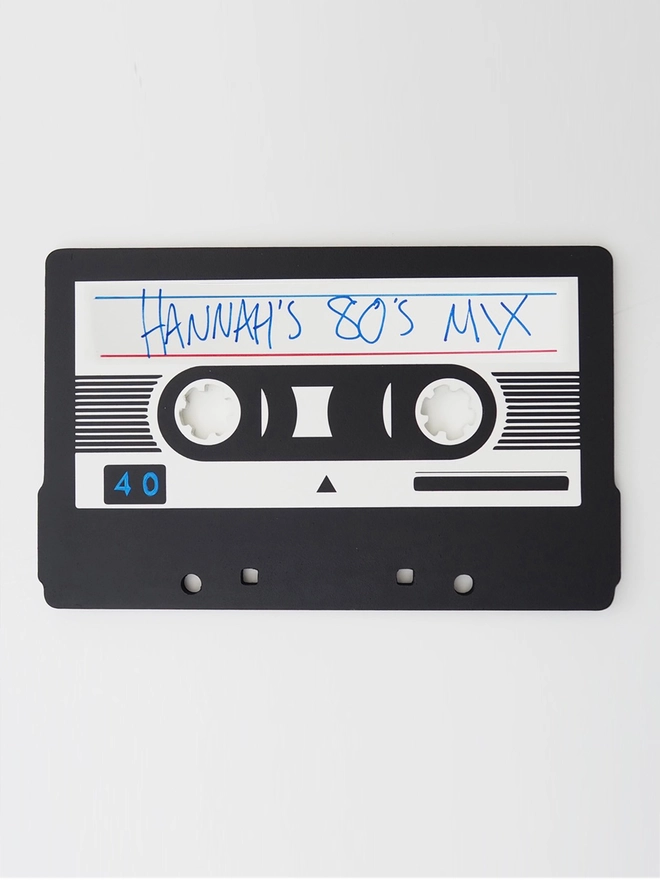 Personalised Cassette Tape Artwork