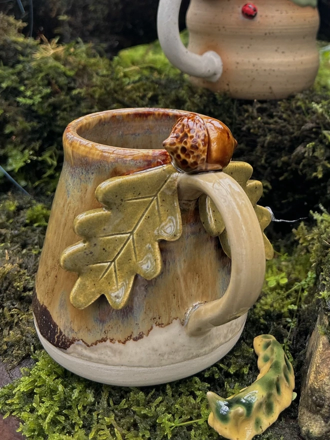 Ceramic Acorn Mug