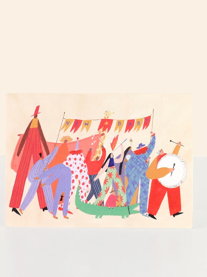 'New Baby' Circus Parade New Baby Card