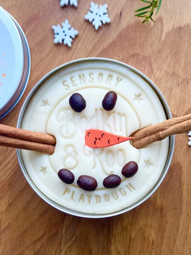 Mini Snowman Playdough Kit