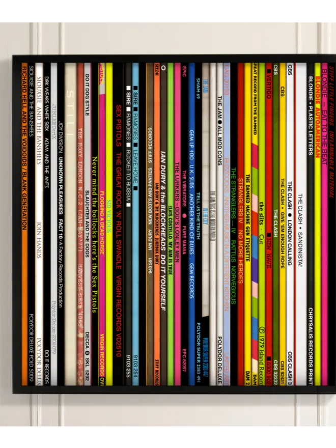 large punk spines artwork