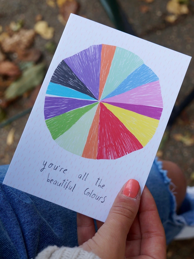 All the beautiful colours card