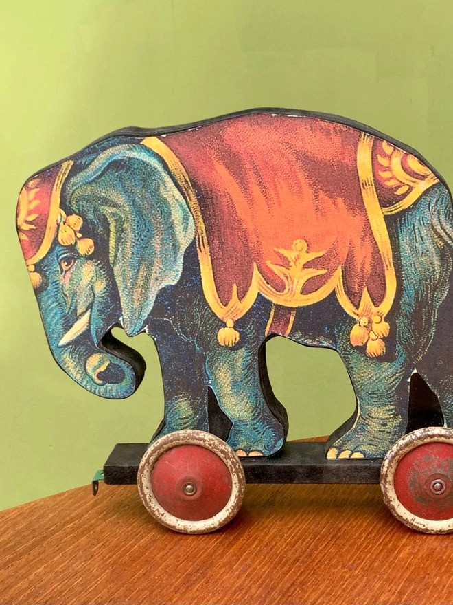 Circus Elephant On Wheels