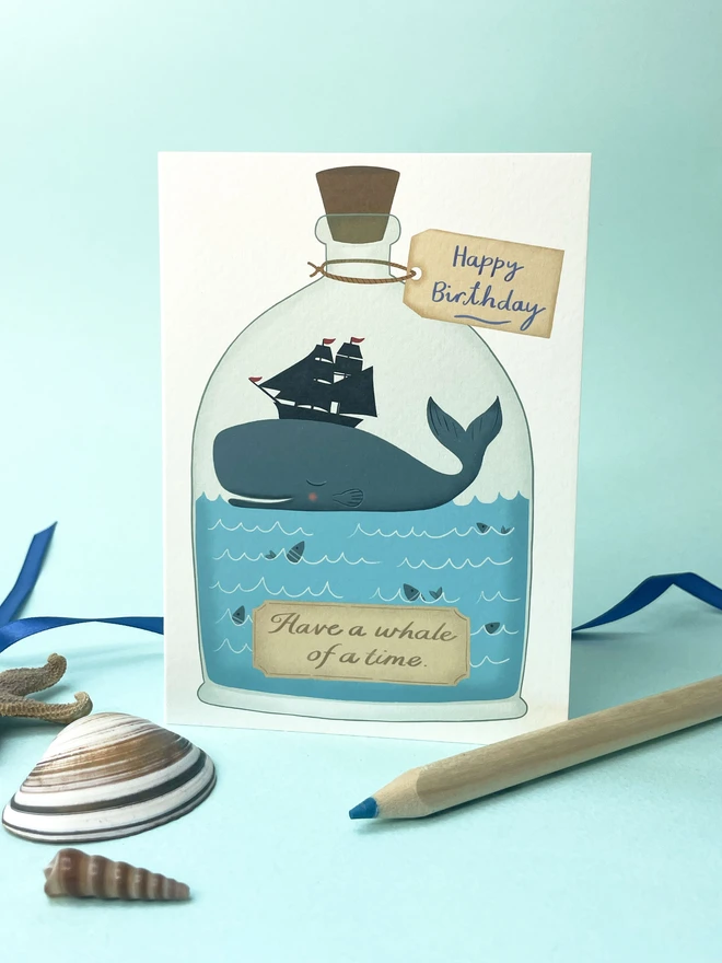 Whale of a Time Birthday Card
