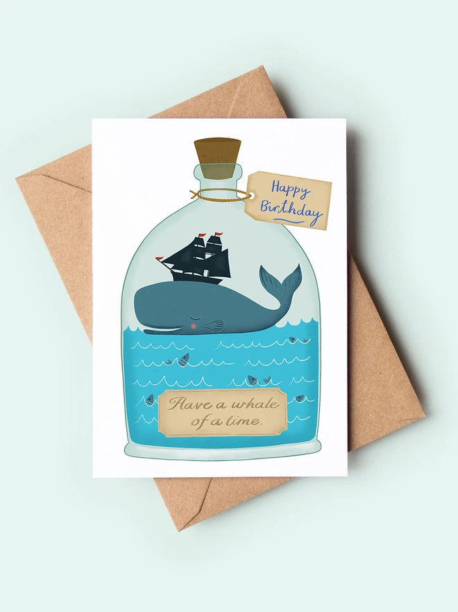 Whale of a Time Birthday Card