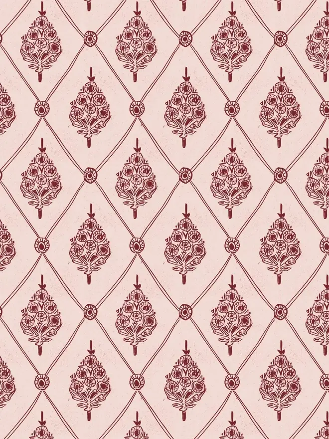Agra Wallpaper ~ Pinks