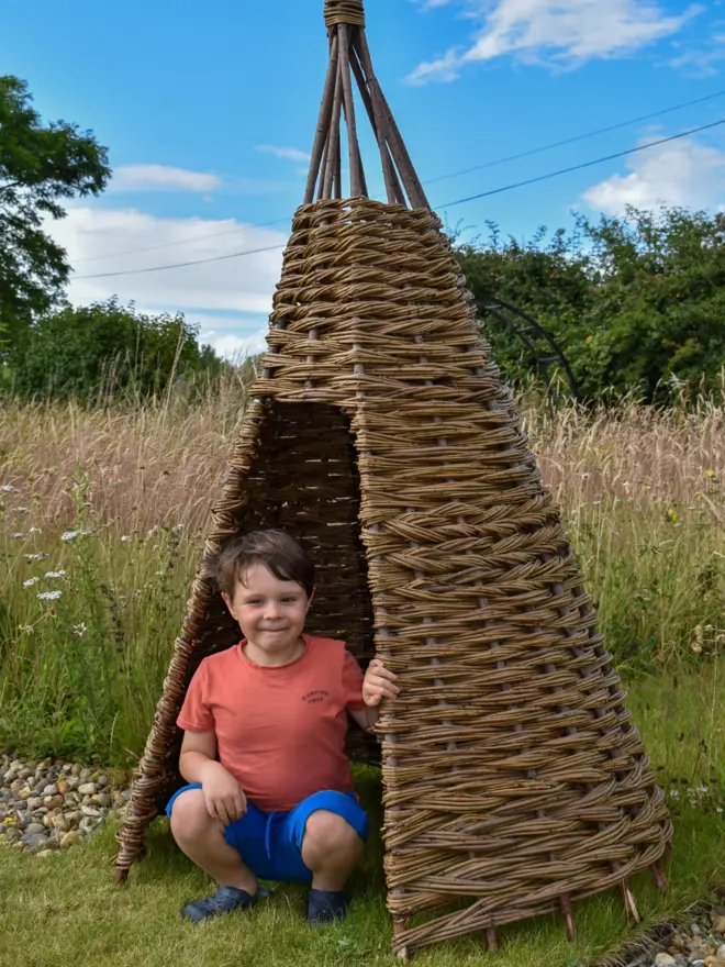 Outdoor Willow Teepee