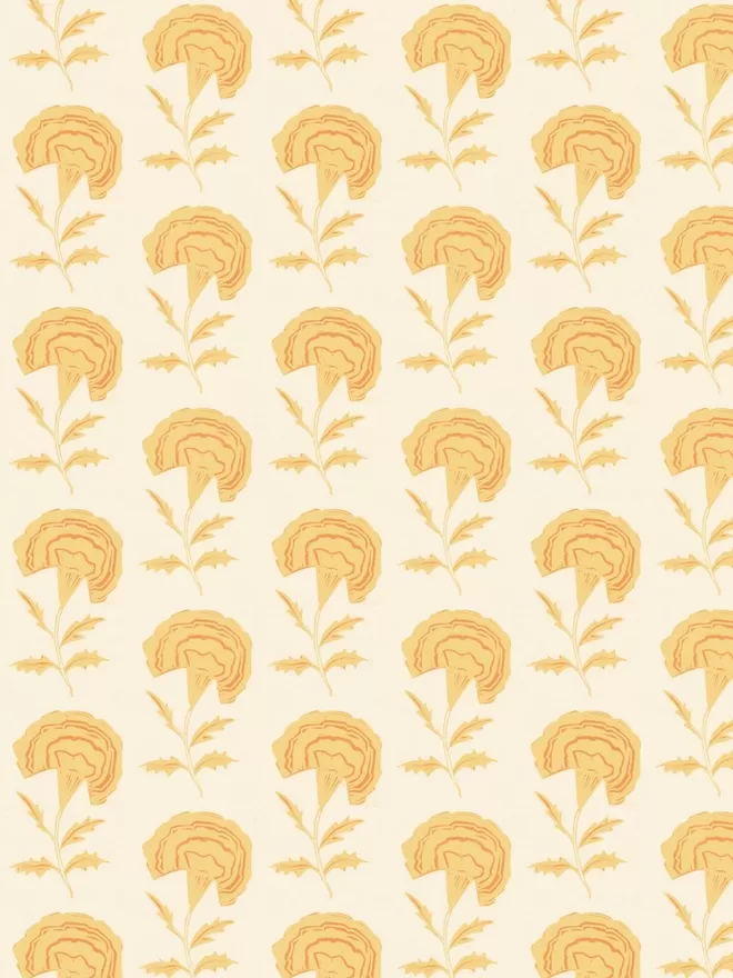Annika Reed Studio Marigold wallpaper pattern.