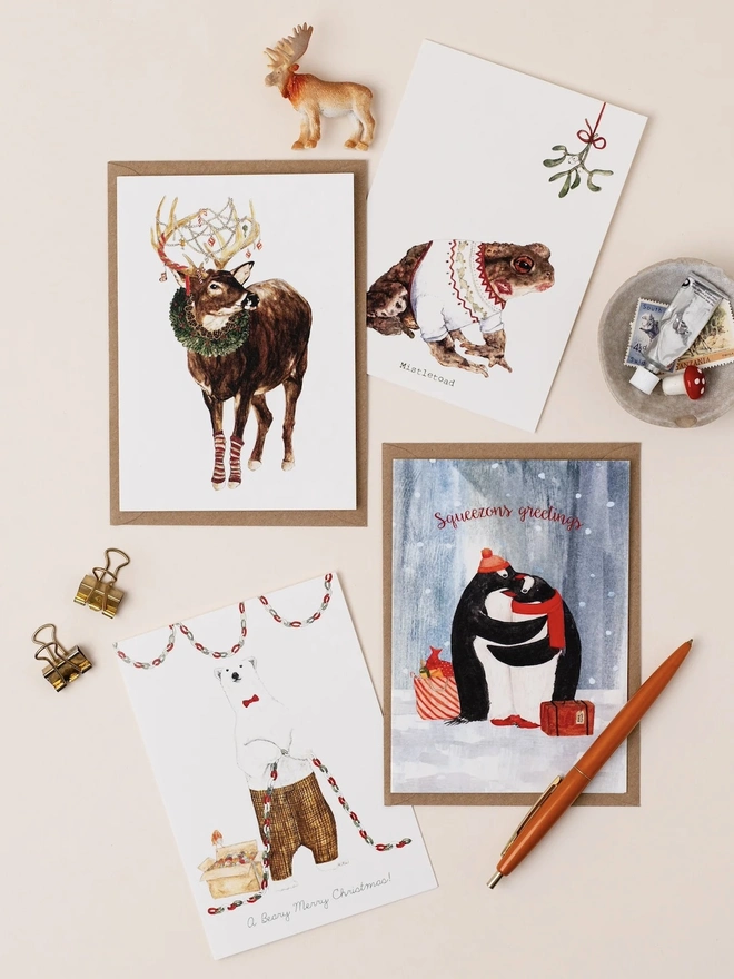 Christmas Card Pack of 4