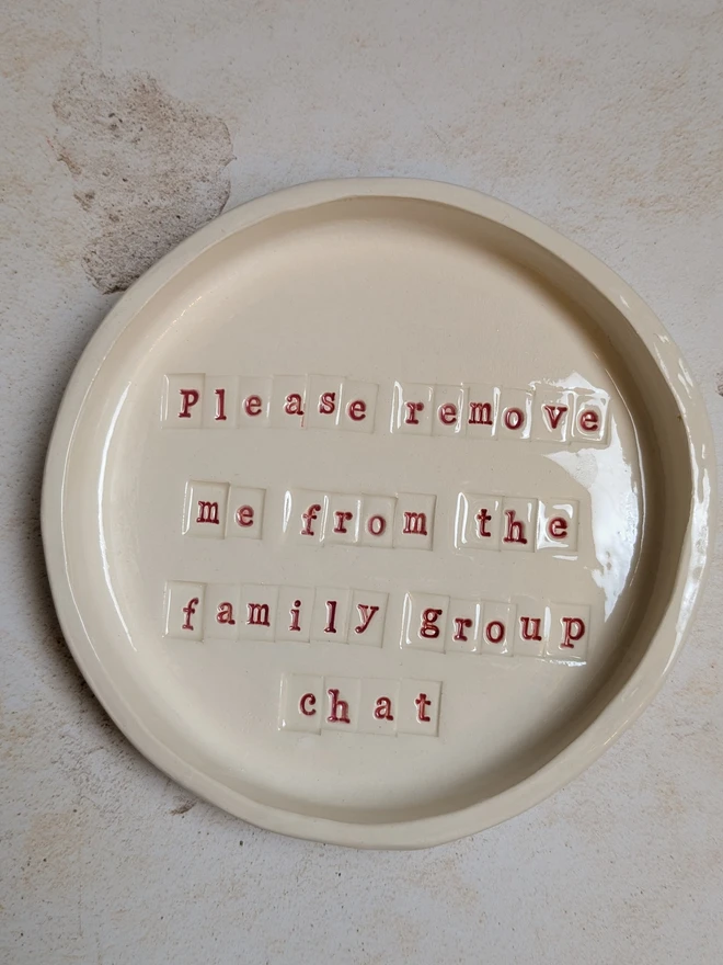 trinket ceramic plate