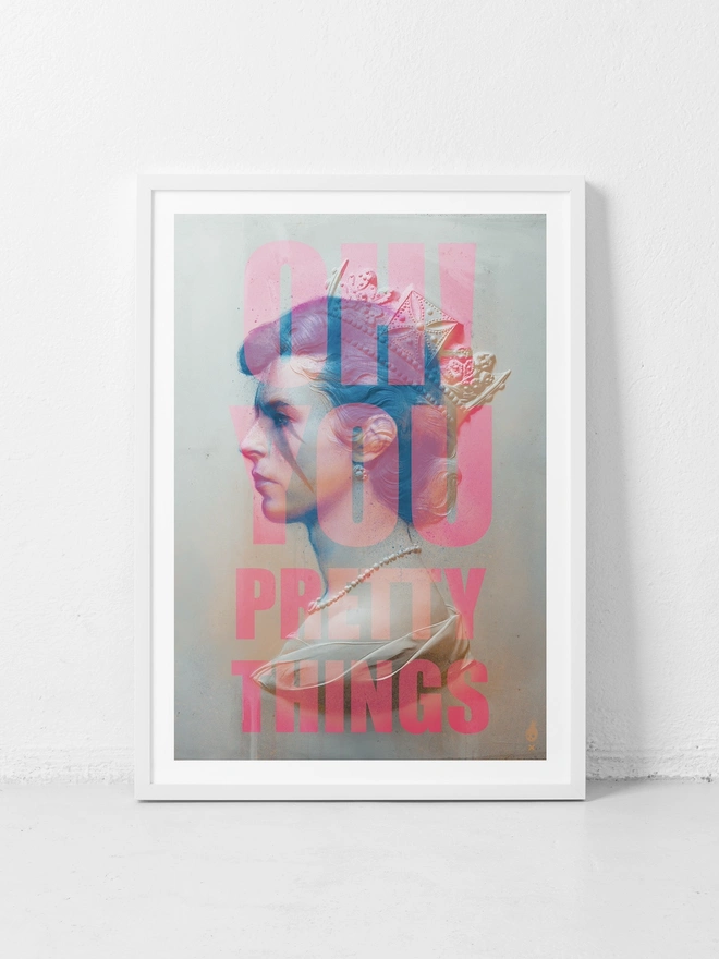 'Oh! You Pretty Things' David Bowie Art Print