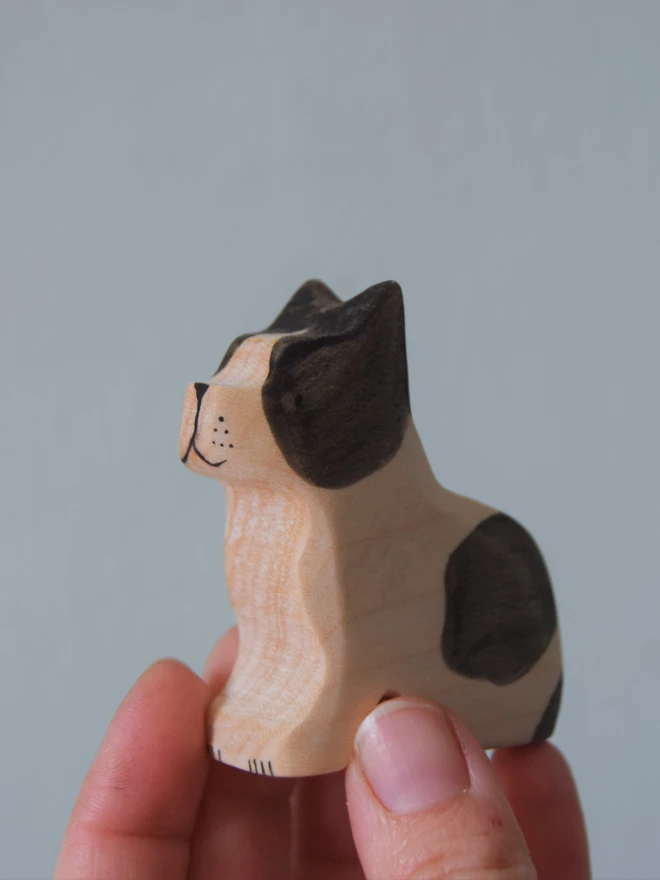  Handmade ecofriendly wooden toy figurines, dog toy figures made by hand by Eric and Albert made in Wales, UK