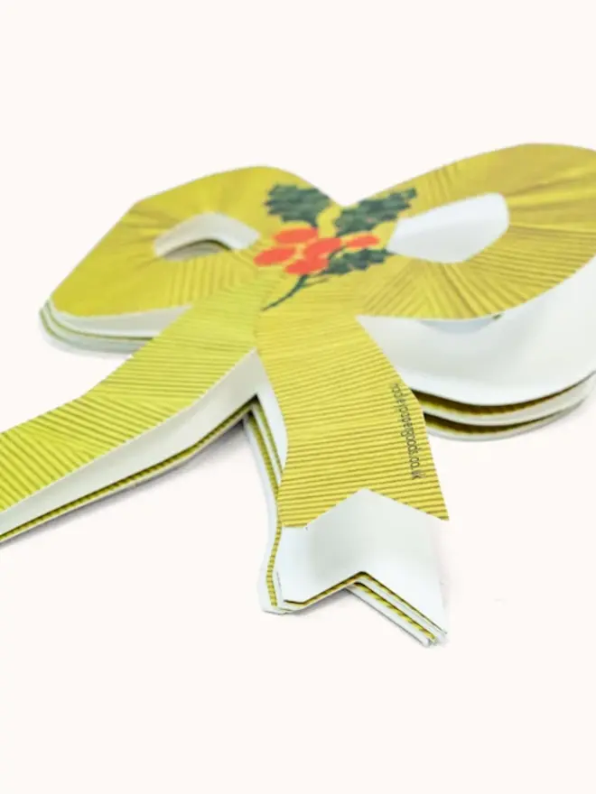concertina bow card