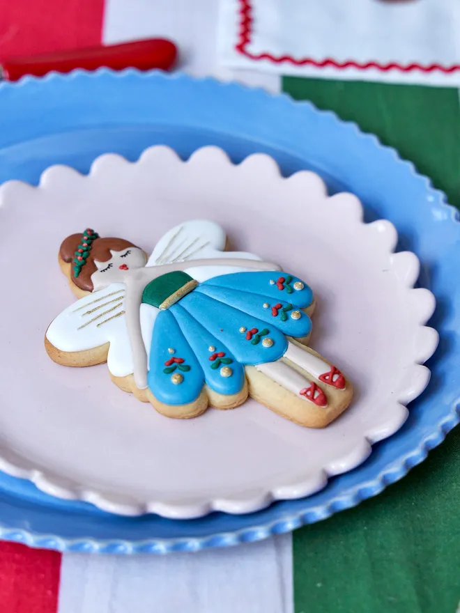 Christmas fairy biscuit