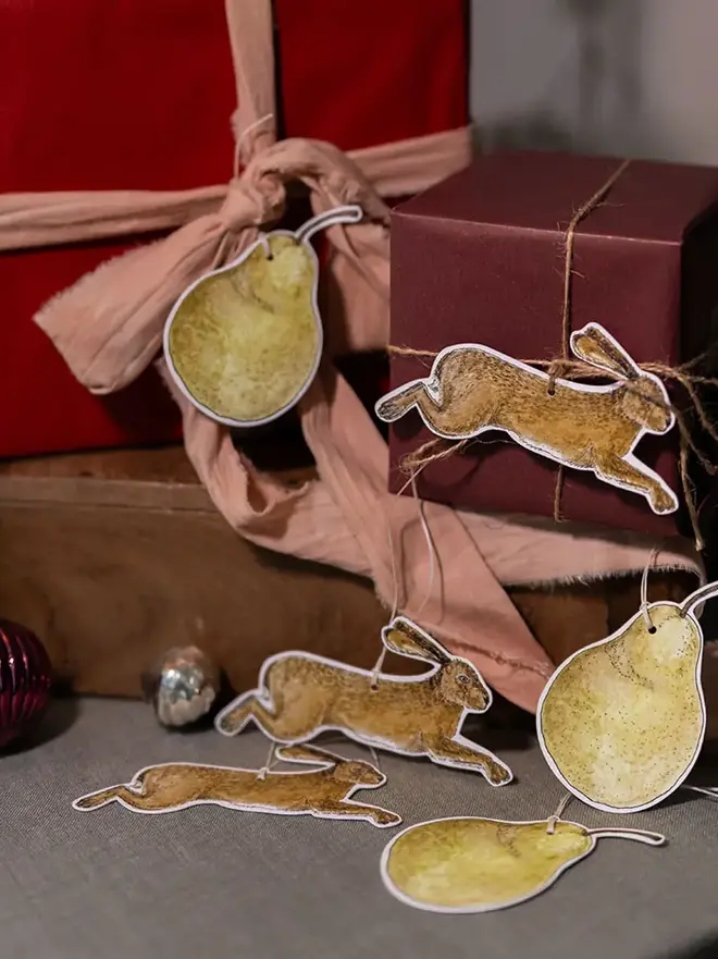 Pear and Hare tags