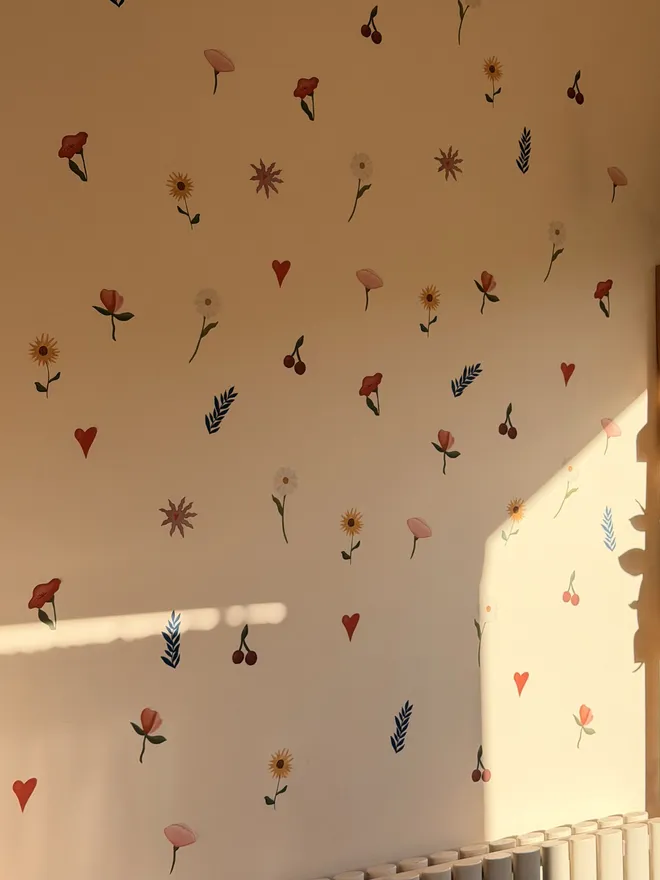 flower wall stickers