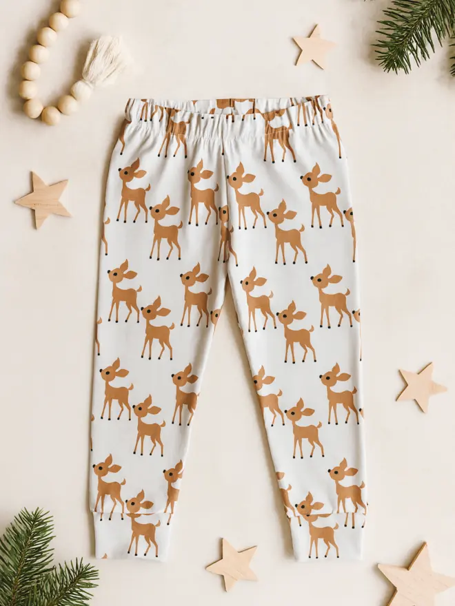 Reindeer Organic Cuffed Legging