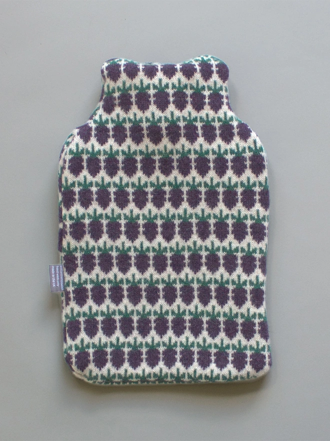 Blackberry Hot Water Bottle Front