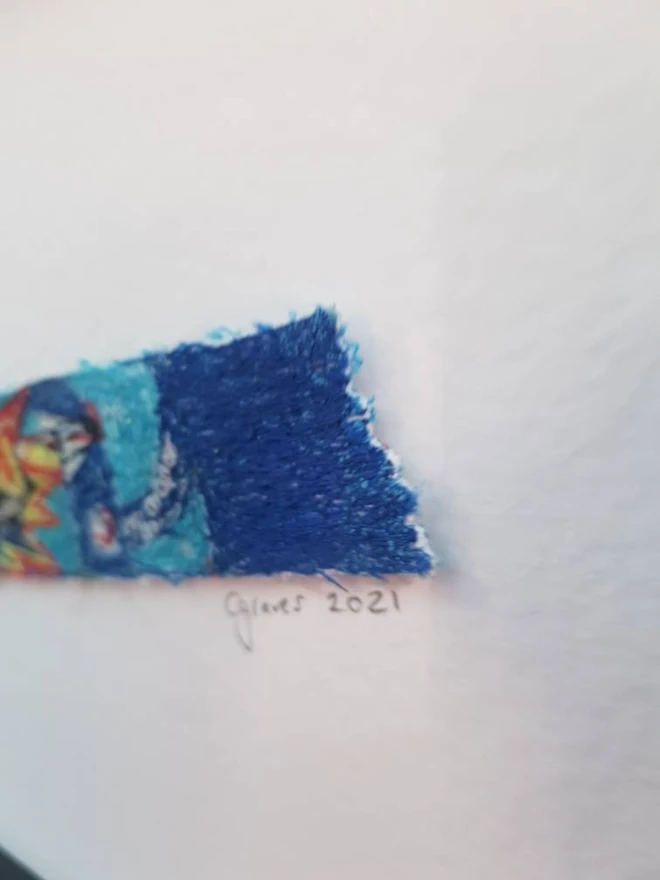 Barratt's Wham Bar Sweet Embroidery Wall Art