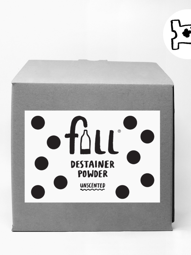 Destainer Powder. A 5kg refill box of destainer powder.