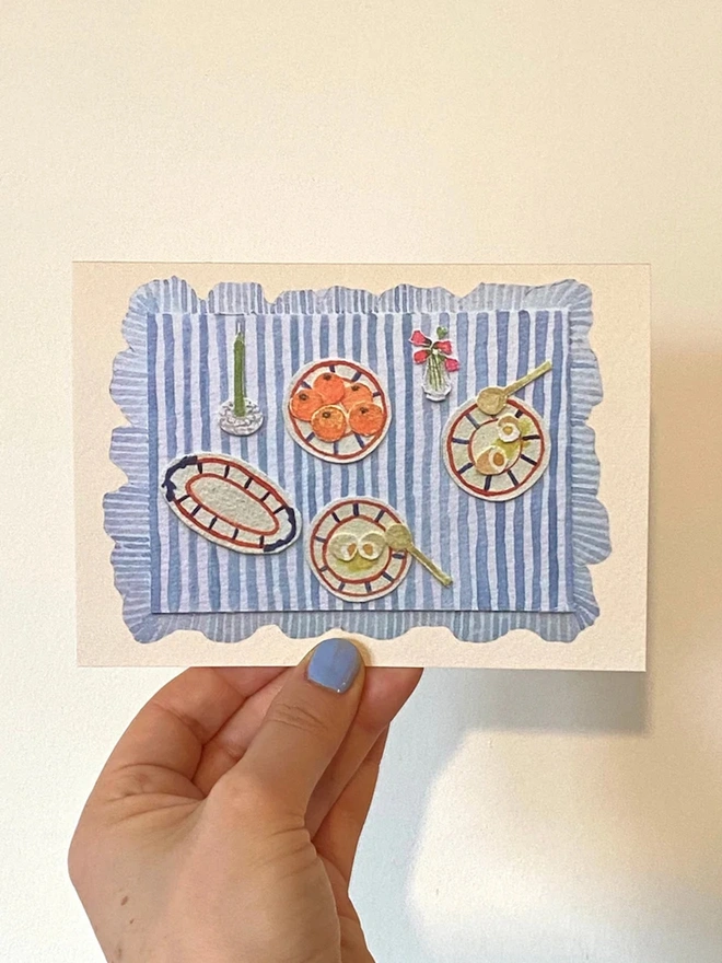 East London Cloth Greetings Card