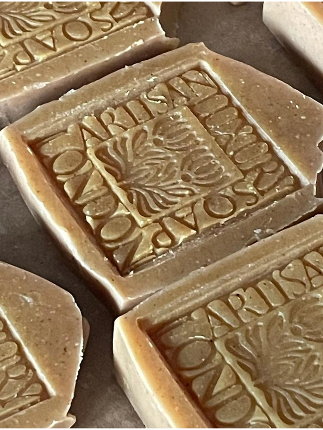 handmade vegan Indian summer scented soap bar