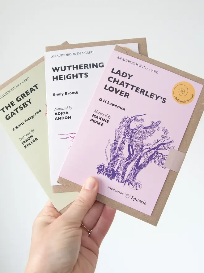 Wuthering Heights By Emily Brontë Audiobook In A Card, next other cards. 
