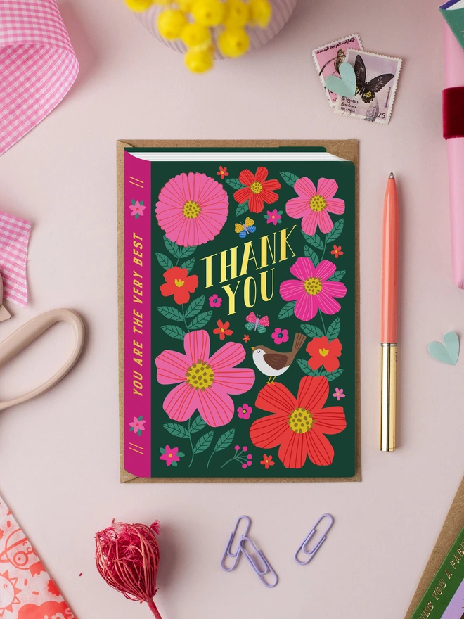 'Thank You' Fairytale Card