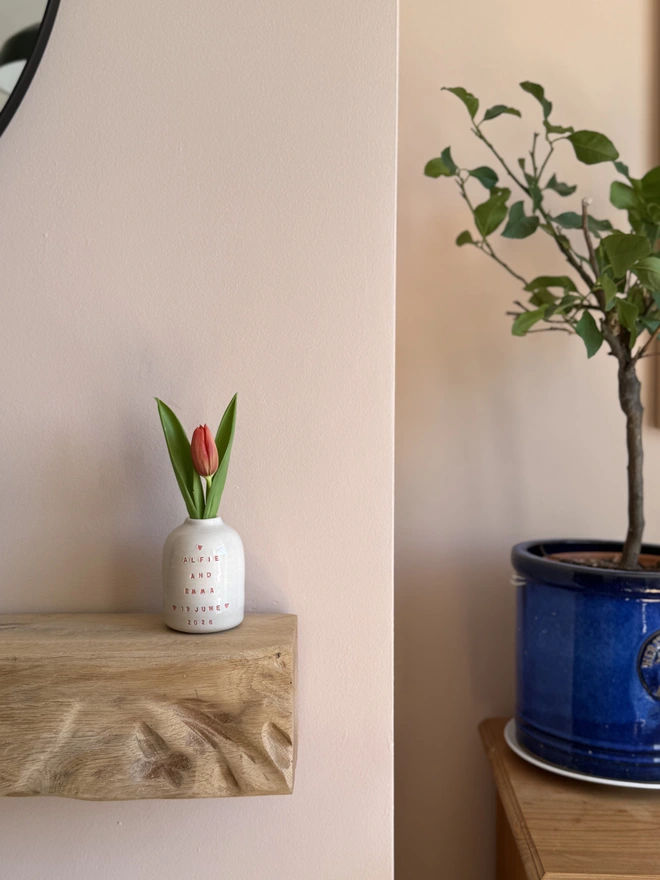 Personalised Bud Vase