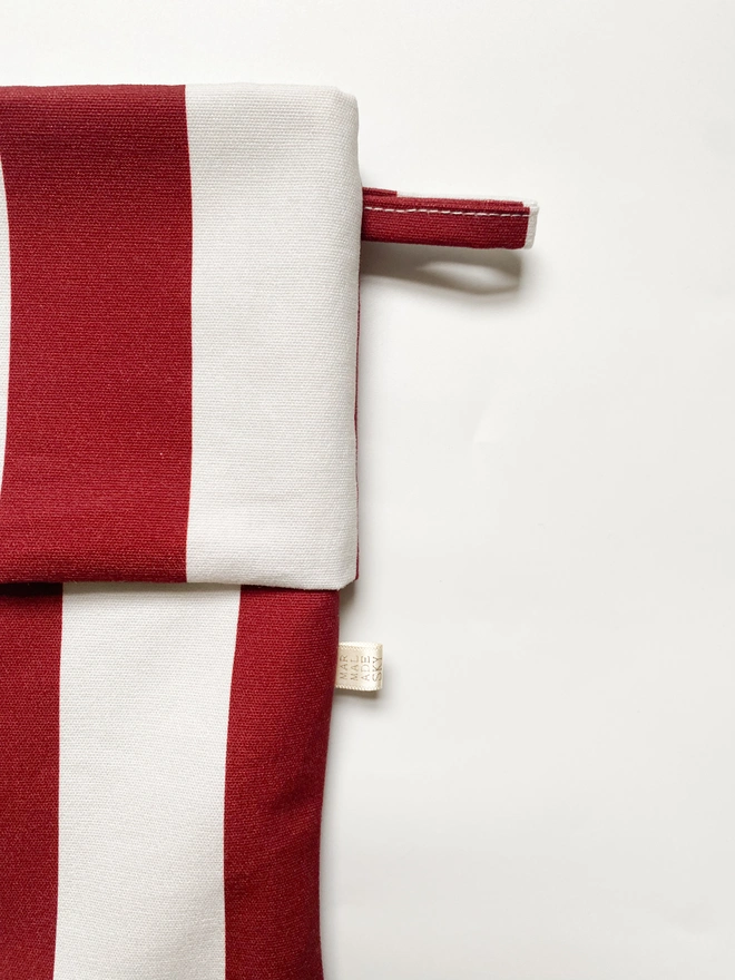 Christmas Candy Cane Cotton Stocking
