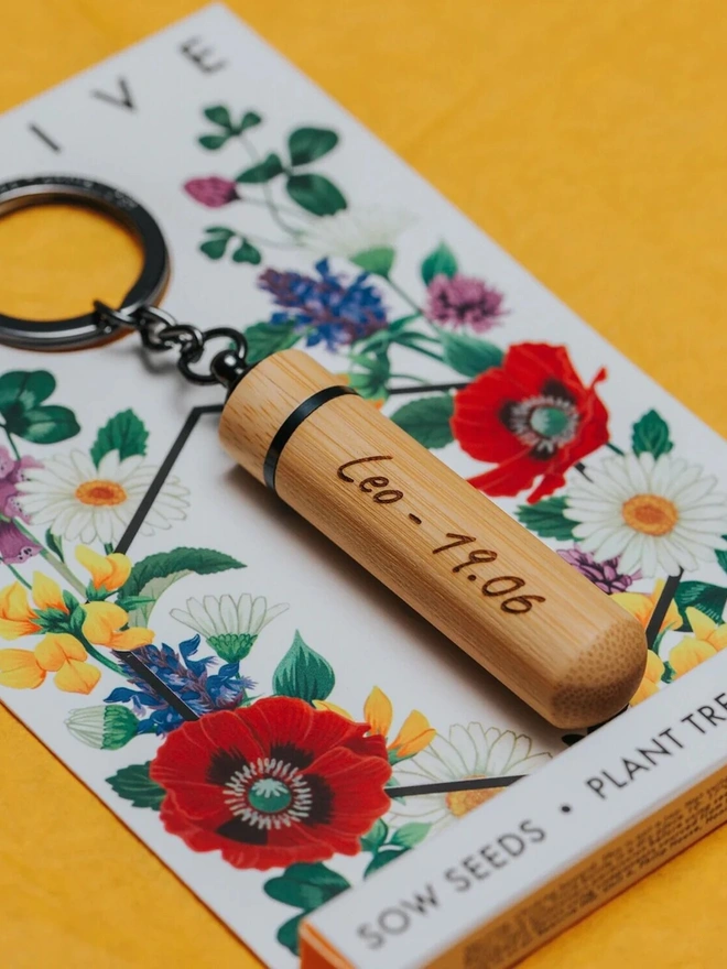 Bee Revival Kit Dual Use Keyring Bamboo Edition
