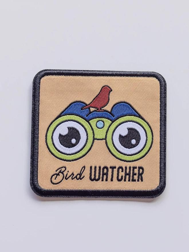 Bird Watcher Recycled Patch