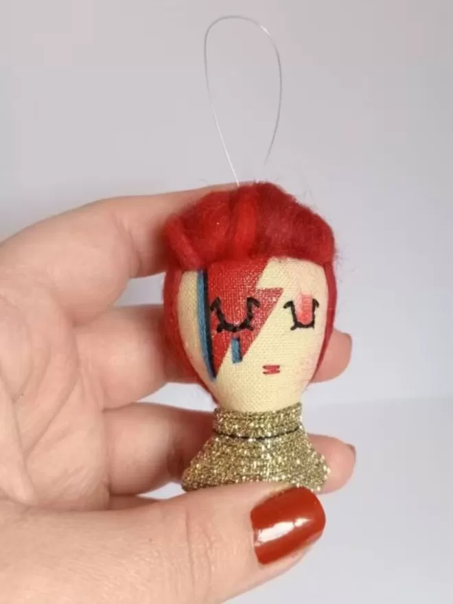 David Bowie Christmas Decoration