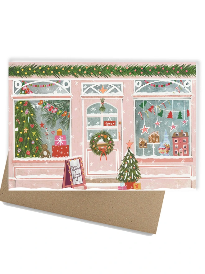 christmas shop card 