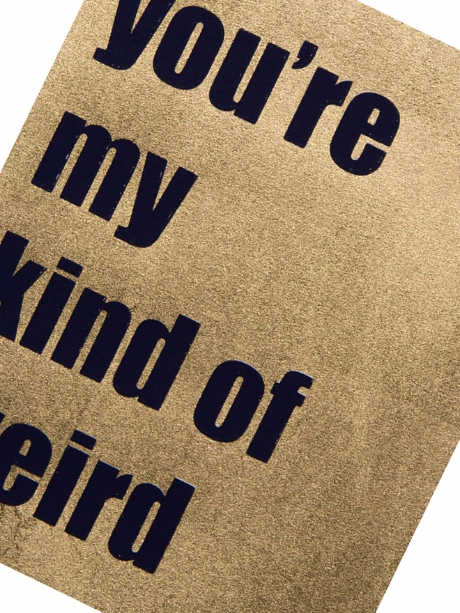 Detail - you're my kind of weird