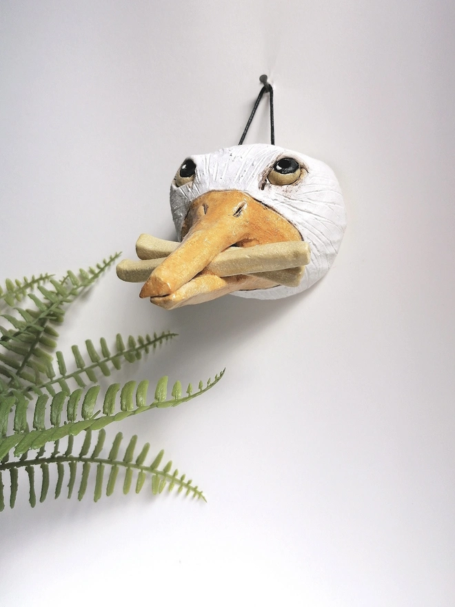 Chippy Gulls Ceramic Sculpture
