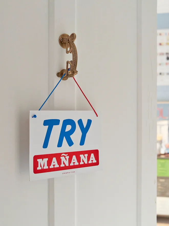 Try manana sign