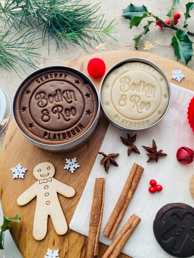 Christmas Gingerbread Baking Playdough Kit