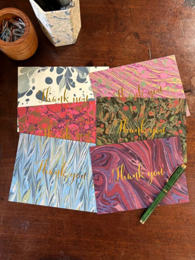 Thank You Postcards. A selection of thank you postcards.