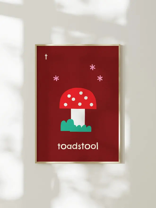 'Toadstool' Print